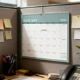 thumbnail image 3 of 2026-2027 Wall Calendar - Jan 2026 - Jun 2027, 18 Months Hanging Monthly Calendar, 14.8" x 11.5", Twin-Wire Binding, Julian Dates, Large Block, Notes, To-do List, Thick Paper, Perfect for Organizing, 3 of 9
