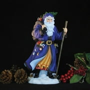 Precious Moments ''Tannenbaum Santa'' Limited Edition Santa in Blue Coat Figurine