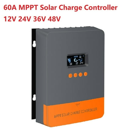 

60A MPPT Solar Charge Controller 12V 24V 36V 48V Auto Solar Controller PV Input