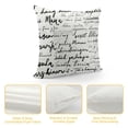 thumbnail image 4 of YINGXI Just One More Chapter Throw Pillow Covers, Funny Decorative Pillow Cover, Reading Pillowcase, Cushion Cover Book Lovers Linen Pillowcase 18x18in, 4 of 5