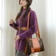 thumbnail image 5 of Bolso de mano de lujo para mujer, con estampado vintage, con asa superior, de gran capacidad, para viaje diario, de piel de alta calidad, diseño moderno, 5 of 5