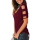 thumbnail image 4 of Camiseta Ormromra HMYH024-12 Manga Corta Hombros Descubiertos Cuello V Profundo, 4 of 6