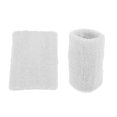 thumbnail image 5 of Unique Bargains Pair Sweat Absorbing Wrist Sweatbands Athletic Cotton Terry Cloth White 8x10cm, 5 of 6