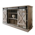 thumbnail image 5 of Castle Place Vintage 54" TV Stand Console for TVs up to 65", Natural Oak, 5 of 7