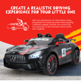 thumbnail image 2 of TOBBI 12V Kids Electric Battery-Power Ride On Toy Mercedes-Benz Car, Black, 2 of 12