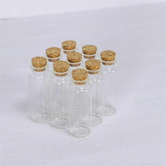 Empty Mini Bottle With Cork Stopper 40ml Glass Jars Idea For Wedding Small Wishing Bottles ! Glass And Coffee Mug Wall Rack