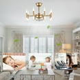 thumbnail image 4 of Oaks Aura 23" Ceiling Fan with Lights Remote 6-Speed Light Fixture, 4 of 10