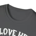 thumbnail image 3 of I Love Her Boo Bees, Gildan Unisex T-Shirt, Bee Ghost Graphic Tee, S-3XL, 3 of 3