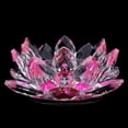 thumbnail image 2 of Modelo Budista Ornamento Decorativo Feng Shui Gloria Ornamento del modelo de Lotus de cristal, 2 of 9