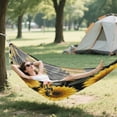 thumbnail image 6 of Hanging Hammock Portable Travel Camping For Outdooor Beach Camping Hiking Yellow Sunflowers Pattern, 6 of 8