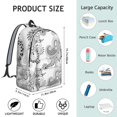 thumbnail image 5 of Stylish Paisley Pattern Backpack for School Boho, Durable College Bookbag with Laptop Sleeve, Practical Daypack with Many Pockets, Perfect Gift for Student Women Teens, 5 of 5
