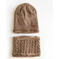 thumbnail image 1 of Foreign Trade Labeling Knitted Cap Velvet Wool Cap Winter Outdoor Ski Cap, 1 of 2