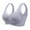 Light Gray, variant on Women's Seamless Bra Fixed Cup Plus Size Lingerie, Thin Breathable Push Up Vest, Wireless Back Smoothing Underwear, One Piece Invisible Sleep Top