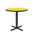 thumbnail image 1 of Correll BXT48R-38 Table à Manger Ronde 48 Pouces Hauteur - Stratifié, Jaune, 1 of 1