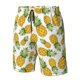 thumbnail image 4 of Balery Pineapple Traje de Baño Estilo Hawaiano para Hombre, Shorts de Secado Rápido con Bolsillos-Small, 4 of 6