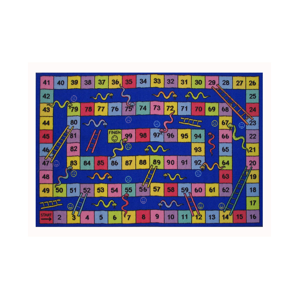 Fun Rugs Snakes and Ladders Kids Rugs