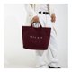 thumbnail image 1 of 1Pcs Large Capacity Women's Letter Print Tote Bag Polyester Waterproof with Hook-and-Loop Closure for Work Commuting and Festive Gift GivingBolso de plástico de 1Pcs de gran capacidad para JASKFLY, 1 of 9