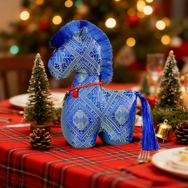 Juguetes, Peluches, Muñecos de peluche, Animales de peluche, 25 cm, Dibujos animados, Lindos caballitos, Muñeco decorativo, Muñeco festivo, Regalo del Año del Caballo, Muñeco festivo de tela
