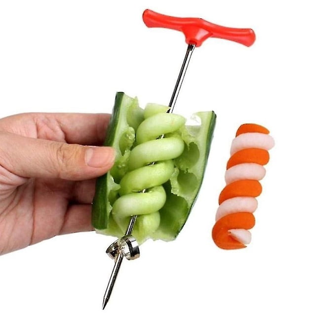 Rebanadora espiral de patata con bobinadora de verduras enrollable Manual 2 uds. LingWen 8390605740398