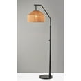 thumbnail image 3 of Adesso Amalfi 65" Black Task Floor Lamp with Black Dome Shade, 3 of 5