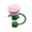 PK1, variant on Whyan Cup Straws Topper Creative 3D Silicone Flower 10mm Rose Straw Topper Fit for Stanley Cup 14oz&20oz&30oz&40oz