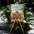 thumbnail image 4 of Hello Fall Autumn German Shepherd Pumpkins Pickup Truck Vertical Matte Canvas Poster Alsatian Dog Lover Gifts Wall Art Home Decor - 13011, 4 of 5