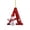 A-8X7CM, variant on WUJGXI Red Furry Letter Christmas Ornament Snowman Xmas Tree Home Party Decor Custom Holiday Decoration