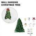 thumbnail image 7 of Wall Hanging Christmas Tree, Realistic Easy Setup Artificial Christmas Tree Holiday Decor Party Favor (Green), 7 of 7