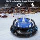 thumbnail image 3 of tubos de nieve, trineos de nieve inflables de 47 y 35 pulgadas para niños adultos, tubos de nieve de PVC resistentes con asas, diversión familiar en trineo de nieve, actividades deportivas familiares, 3 of 7