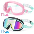 thumbnail image 1 of Gafas de natación Seago Kids, paquete de 2, antivaho, con protección UV, 1 of 6