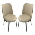 thumbnail image 3 of Furniture of America Agorthin Metal 7-Piece Dining Set in Silver, 3 of 6