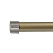 PTOOTP 2Pcs Silver Curtain Rod Finials Decorative Cap Round Alloy for Decoration