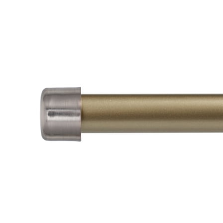 HOMEMAXS  2 PCS Curtain Rod Decorative Head Drapery Finials End Caps Window Poles Curtains Rods Silver