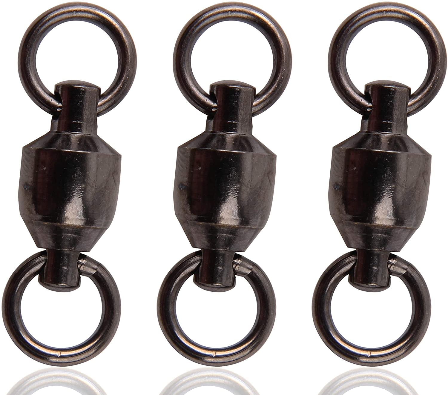 20 Pack Fishing Swivels Ball Bearing Swivels Stainless Stee Solid