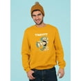 thumbnail image 2 of Modern Davidtechno Style Sweatshirt Men -Image by Shutterstock, Male XX-Large, 2 of 4