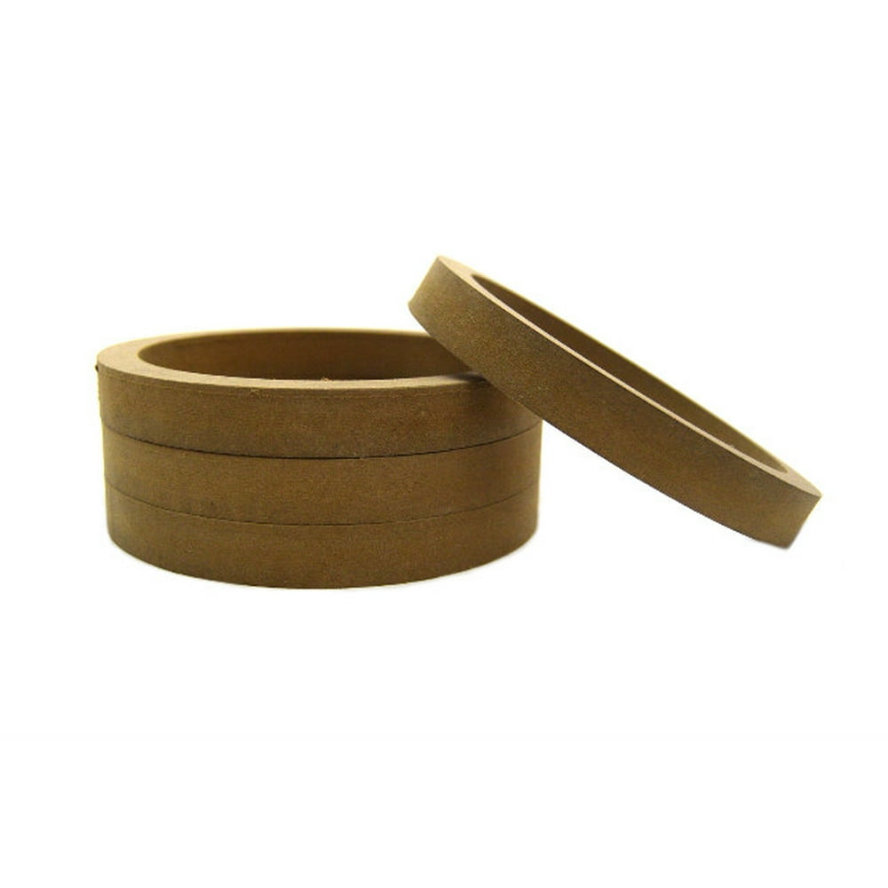 Pipeman's Installation Solution 2 Pair 6.5" MDF Speaker Ring RING6.5R Speaker Mounting Spacer