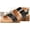 Black, variant on bebe Girls’ Sandal – Two Strapped Patent Leatherette Glitter Sandals (Toddler/Little Kid)