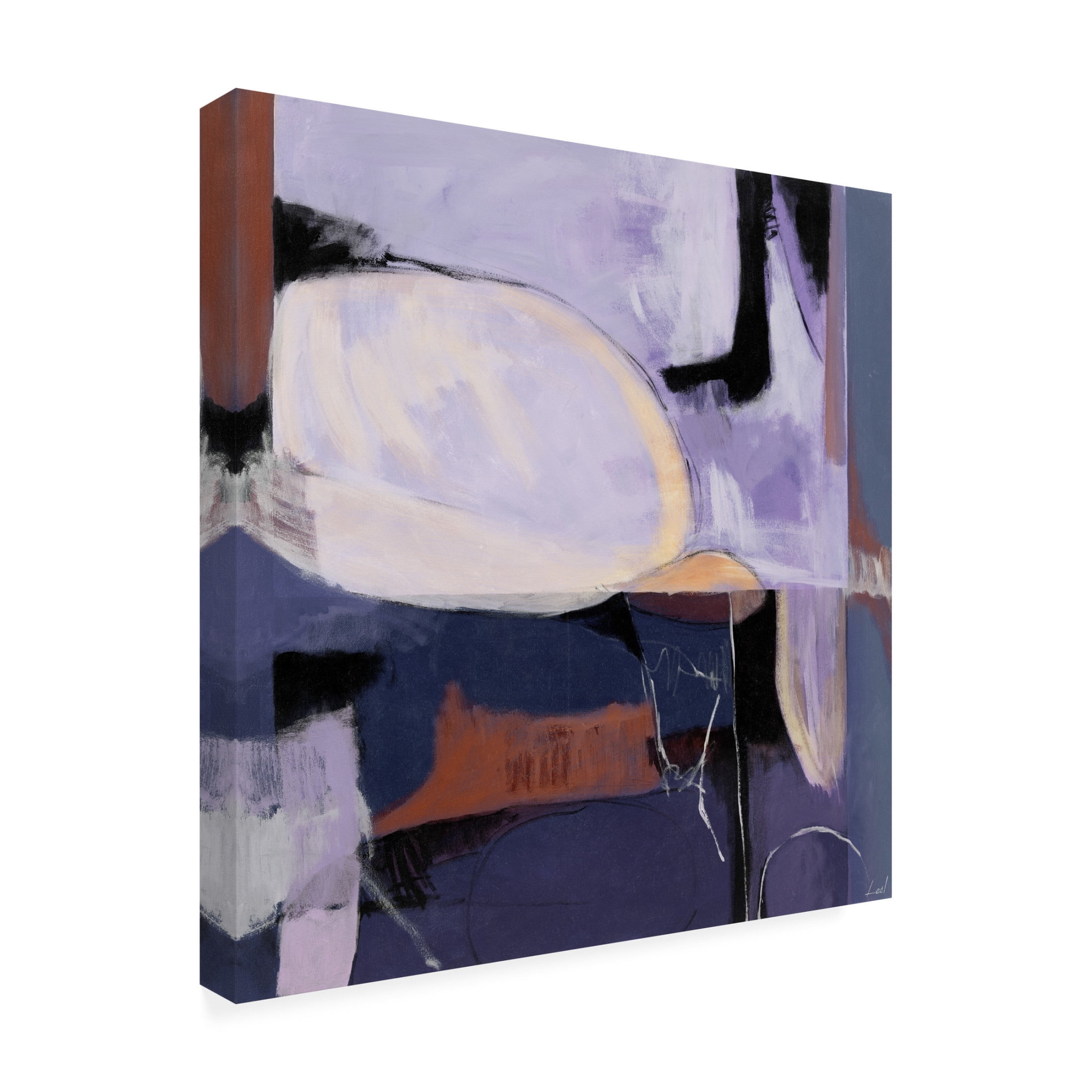 Canvas Wall Art - Pablo Esteban 'Opening Up' Wall Art for Living Room, Bedroom, or Office Décor by Trademark Fine Art - 18 x 18 Inches