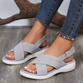 thumbnail image 2 of MKLEKYY Sandalias Antiderrapantes para Mujer, Sandalias de Moda para Primavera y Verano para Mujer, Con Suela Gruesa y Hebilla Floral, Sandalias de Estilo Casual., 2 of 4