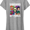 thumbnail image 3 of Masters of the Universe - Skeletor Surrounded By Fools Grid - Women's Short Sleeve Graphic T-Shirt, 3 of 5