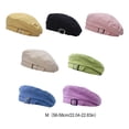 thumbnail image 3 of Sonducket Gorro de invierno, gorro ligero agradable a la piel, boinas, gorros informales de algodón para mujer, gorros decorativos, apariencia Sombreros Beige, 3 of 6