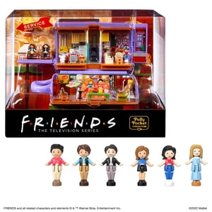 Polly Pocket Friends TV Show Collector Compact with 6 Dolls