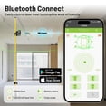 thumbnail image 3 of Nivel láser Huepar S04CG 360° autonivelante con Bluetooth, 3 of 9