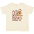 thumbnail image 3 of Inktastic Oh Snap Gingerbread Man Girls Toddler T-Shirt, 3 of 5