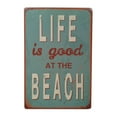 thumbnail image 1 of Life is Good at the Beach Funny Tin Sign Bar Pub Garage Diner Cafe Home Wall Decor Home Decor Art Poster Retro Vintage, 1 of 1