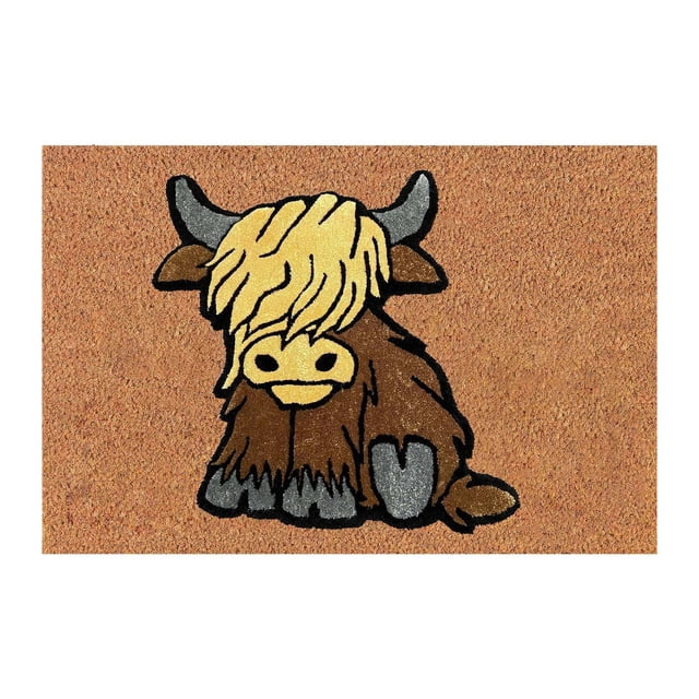 Felpudo Con Tema De Vaca Felpudo De Entrada Alfombra De Bienvenida Con Alfombra De Cocina Personajes Divertidos Que Se Asoman Por La Puerta Alfombra
