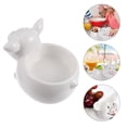 thumbnail image 3 of 1pc Ceramic Bowl Cartoon Animal Shape Dessert Breakfast Bowl Food Container, 3 of 8