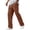 Brown, variant on Yifymode Mens Corduroy Casual Pants Fashion Loose Fit Wide Leg Pants Straight Sweatpants Elastic Waist Drawstring,Pink S