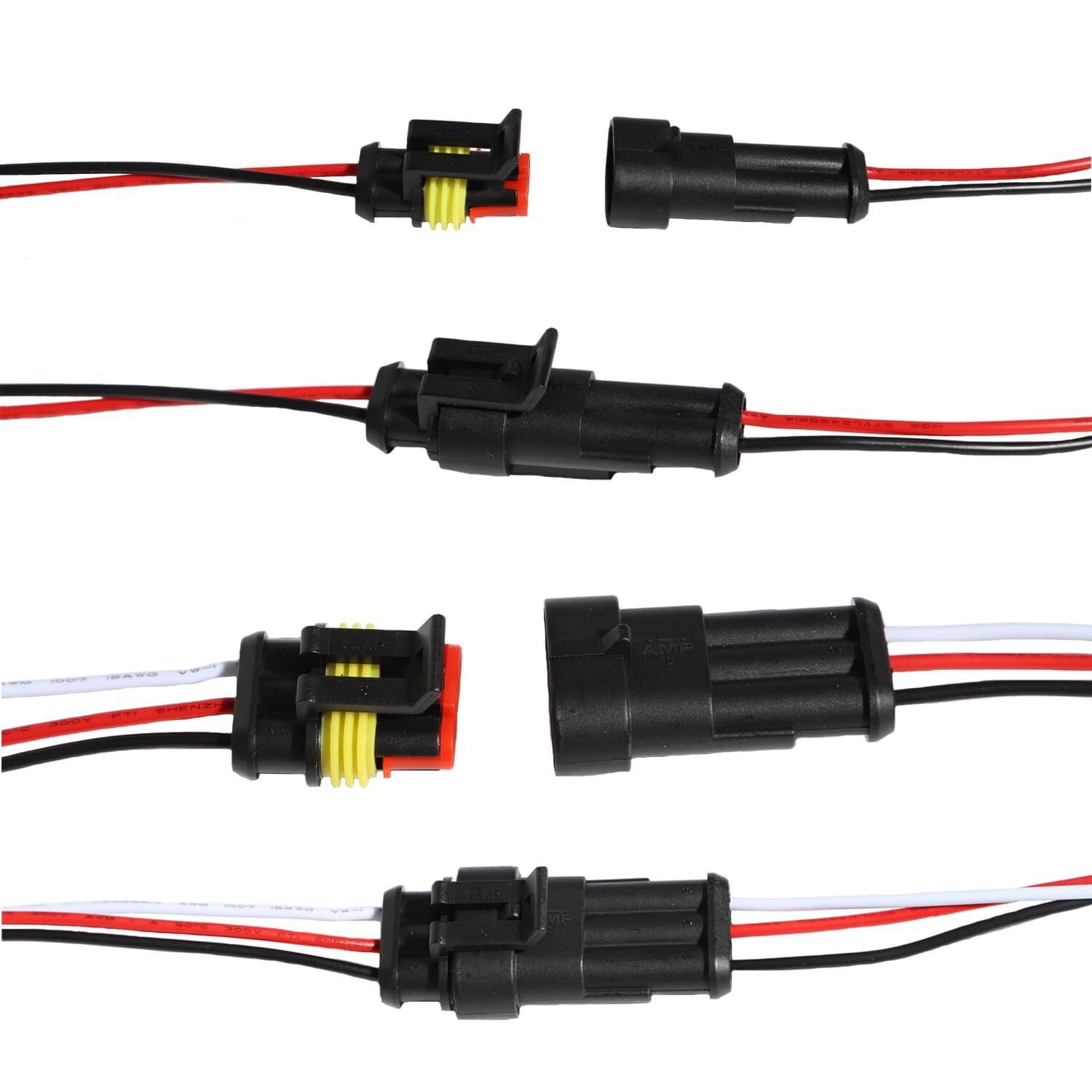 Harness Connector Waterproof Wire Quick Disconnect Automotive Electrical