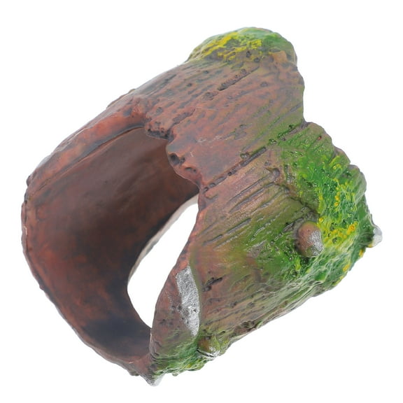 MUSEYA Reptile Hiding Spots Reptile Habitat Hide ABS Multi Ventilation 1Pack